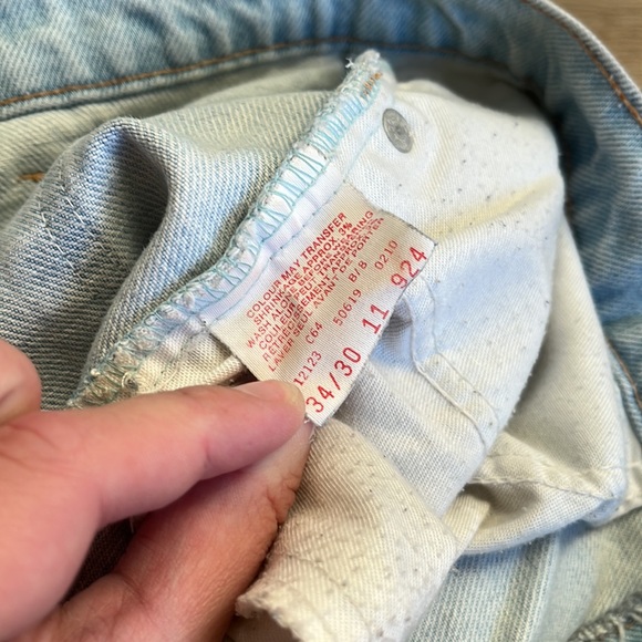 Levi’s Vintage Denim Orange Label Made in Canada - Picture 9 of 13